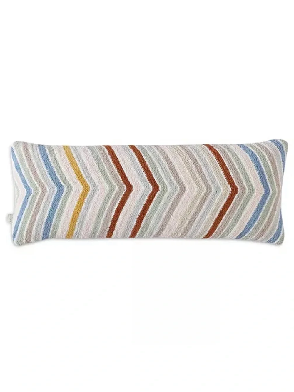 Sunday Citizen Snug Lumbar Pillow 14x36 Mineral Cusco Chevron Pattern EUC Rare